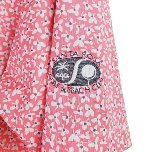 Footjoy Santa Rosa Golf & Beach Club Polo Shirt Butterfly Performance Stretch M - Picture 5 of 9